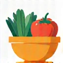 Icon representing healthy food and balanced nutrition