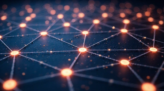 Abstract network of interconnected websites and third-party services